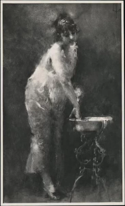 Donna che si lava